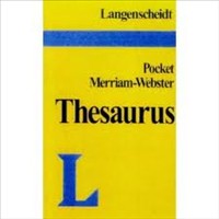 [9780887292194] Langenscheidt's Merriam-Webster Pocket Thesaurus