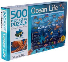 [9781488933714] Puzzle Ocean Life by Depth 500 Piece (Jigsaw)
