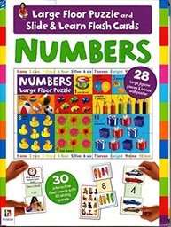 [9781743636404] Numbers Floor Puzzle and Flash Cards (Jigsaw)
