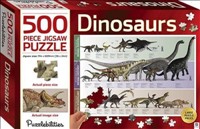 [9781743638613] Puzzle Dinosaurs 500pcs Hinkler (Jigsaw)