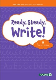 [9781789279801] Ready Steady Write! B Pre-cursive Senior Infant Pupil Book + Practice Copy