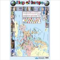 [9781904217053] POSTER MAP OF EUROPE