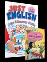 [9781910936702] Just English 1st Class + FREE Novel The Magic Swan