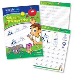 [9781999635084] Scriobh Liom do Naionain Shoisearacha (Set) Book AND Practice Copy