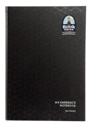 [5391539551336] Hardback A4 160pg (Black) Bh-1336 Book Haven