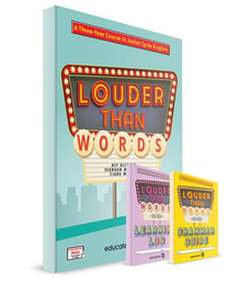 [9781913698836-new] Louder than words (set) JC English 1st-3rd year