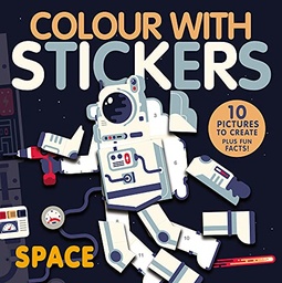 [9781838913298] Colour with Stickers: Space 