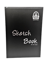 [5391539554221] Sketch Book A4 20 Sheet Plastic Cover BH-4221