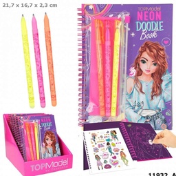 [4010070613754] TOPModel Neon Doodle Book with Neon Pens