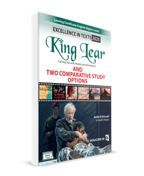[9781915595195] Excellence in Texts (HL) 2025 - King Lear Play + 2 Comparative Study Options Textbook  (Aoife's Notes)