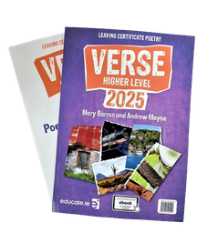 [9781915595201] Verse 2025 (HL) (SET) Textbook & Poetry Skills Portfolio