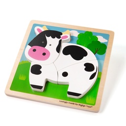 [0691621820551] Chunky Lift Out Cow Puzzle
