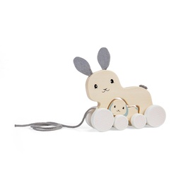 [0691621830291] Bunny & Baby Pull Along