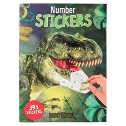 [4010070648671] Dino Worldl Number Sticker
