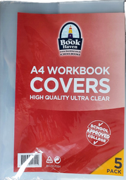 [5391539557024] Copy Covers A4 5 Pack (Workbook Covers)  Book Haven BH-CC-7024