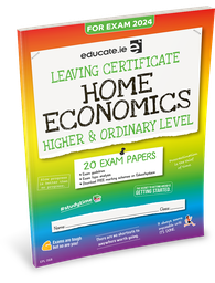 [9781915595454] Educate.ie LC Home Economics HL & OL Exam Papers 2024