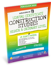 [9781915595508] Educate.ie LC Construction Studies HL & OL Exam Papers 2024