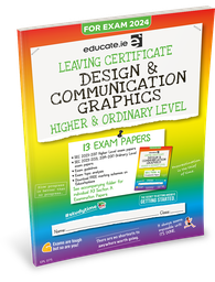 [9781915595515] Educate.ie LC Design & Communication Graphics HL & OL Exam Papers 2024
