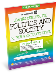 [9781915595560] N/A O/P Educate.ie LC Politics and Society HL & OL Exam Papers 2024