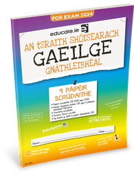 [9781915595607] Educate.ie JC Gaeilge OL Exam Papers 2024
