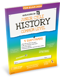 [9781915595645] Educate.ie JC History Common Level Exam Papers 2024