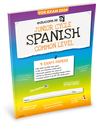 [9781915595706] Educate.ie JC Spanish Common Level Exam Papers 2024