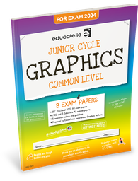 [9781915595713] Educate.ie JC Graphics Common Level Exam Papers 2024