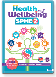 [9781802301434] Health and Wellbeing SPHE 2 + FREE e-book
(2nd Year - Junior Cycle Specification)