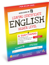 [9781916832336] [OLD EDITION] Educate.ie LC English HL Exam Papers 2025
