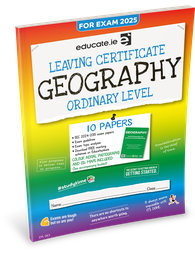 [9781916832473] [OLD EDITION] Educate.ie LC Geography OL Exam Papers 2025