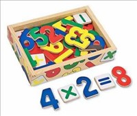 [0000772104494] Magnetic Wooden Numbers Melissa and Doug