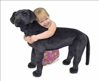 [0000772121170] Black Labrador Plush Melissa and Doug