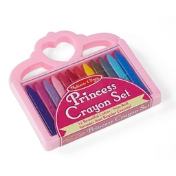 [0000772141550] Princess Crayon Set 12Pcs Melissa and Doug