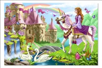 [0000772144278] * Floor Puzzle Fairy Tale Castle Melissa and Doug (Jigsaw)
