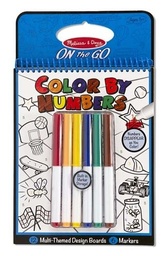 [0000772153782] * Colour By Numbers On The Go Blue Melissa and Doug