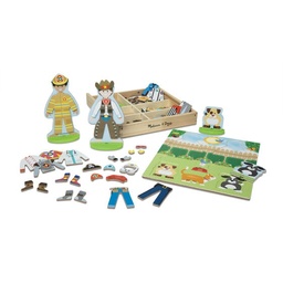 [0000772193092] Magnetic Dress Up Play Set Occupations