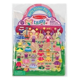 [0000772194143] * Reusable Puffy Stickers Fairies Melissa and Doug