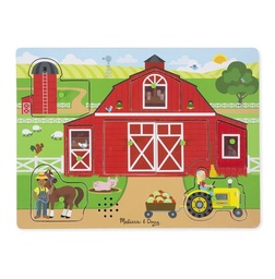 [0000772428002] Around the Farm Sound Puzzle Melissa and Doug (Jigsaw)
