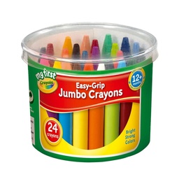 [0071662281045] Crayola My First Easy-Grip Jumbo Crayons