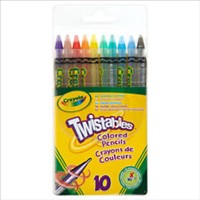 [0071662687458] Crayola Twistable Colouring Pencils 10 Pencils