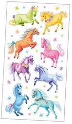 [0643356054961] Rainbow Ponies Stickers