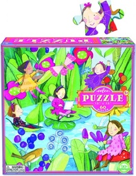 [0689196504402] Puzzle Fairies by the Pond 64pc (Jigsaw)