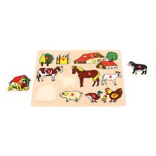 [0691621020944] Farm Animal Lift Out Peg Puzzle (Jigsaw)