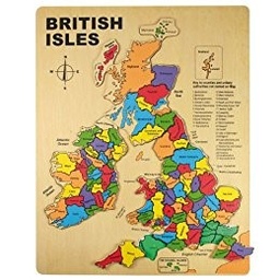 [0691621023075] British Isles Inset Puzzle (Jigsaw)