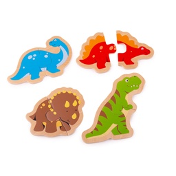[0691621195031] Two Piece Puzzle Dinosaur (Jigsaw)