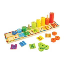 [0691621195314] Learn To Count Wooden Toy Bigjigs