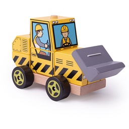 [0691621531242] Stacking Bulldozer Bigjigs