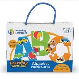 [0765023085907] Alphabet Puzzle Cards Learning Resources (Jigsaw)