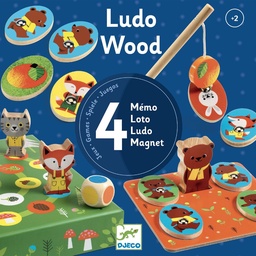 [3070900016286] Wooden Educative Game - Ludo Wood