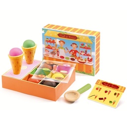 [3070900066113] Paul and Cerise Wooden ice Cream Stand DJECO